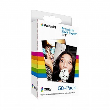 ���� Polaroid Premium ZINK Zero Ink Paper 2"x3" for Z2300- 50 Pack