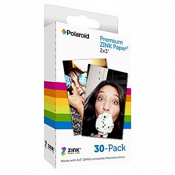 ���� Polaroid Premium ZINK Zero Ink Paper 2"x3" for Z2300- 30 Pack