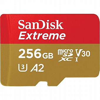 ����� ������ SanDisk 256GB Extreme UHS-I microSDXC SDSQXAV-256G-GN6MN