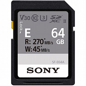 ����� ������ Sony 64GB SF-E Series UHS-II SDXC